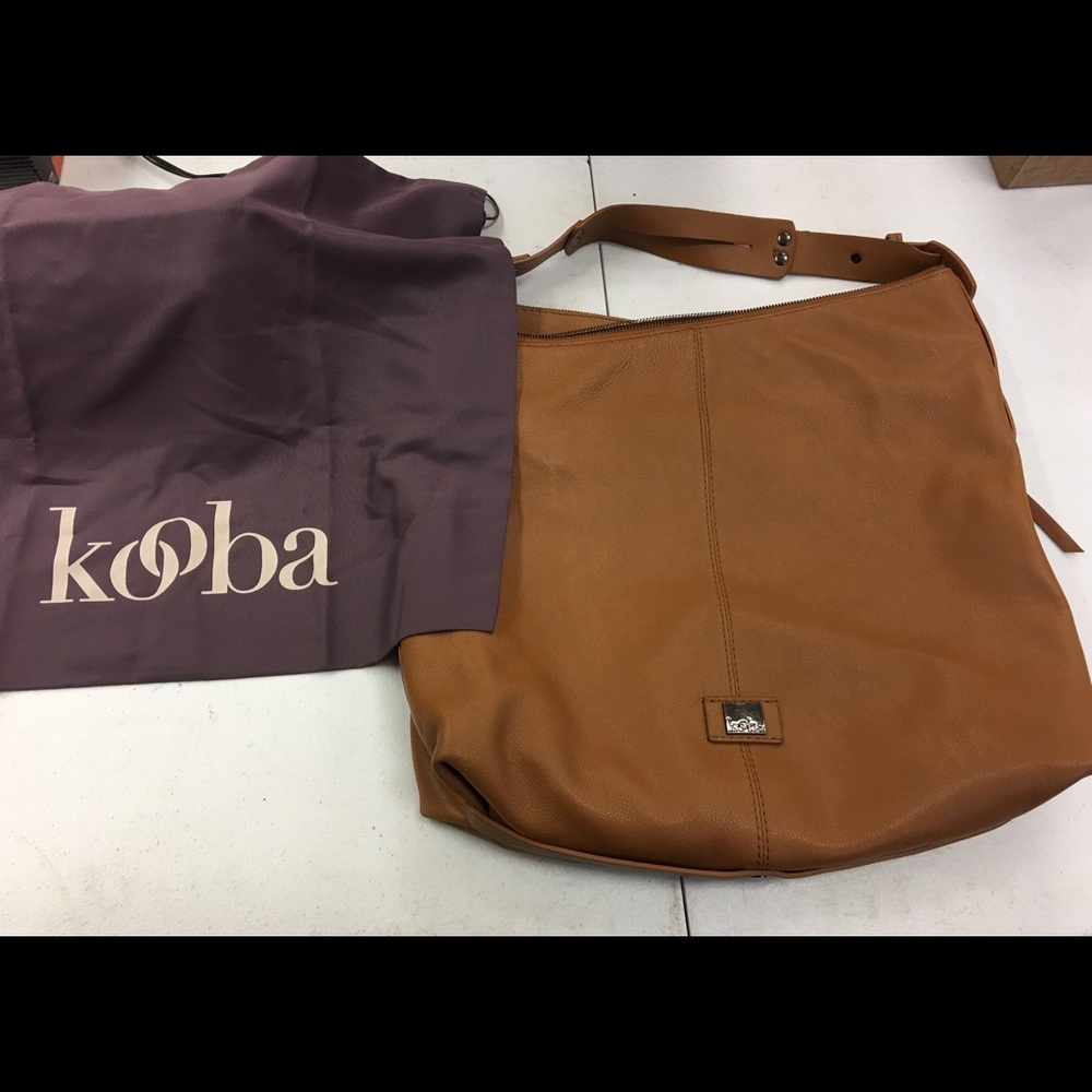 Kooba Stratford Hobo Honey Leather